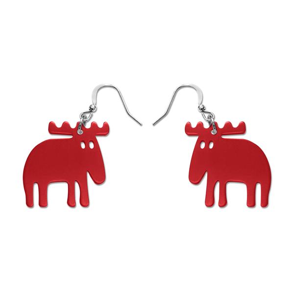 FF233051 MOZ 233051 Øredobber, Moz Classic, rød 