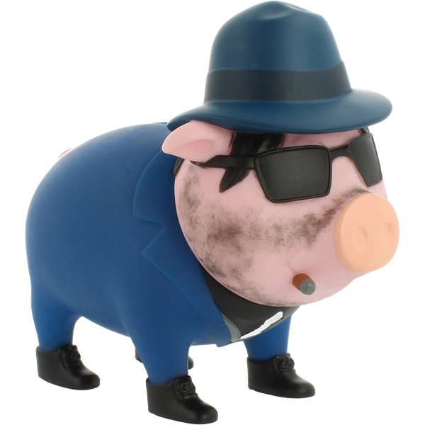 L9007  9007 Sparegris, Gangster, BIGGYS Lilalu