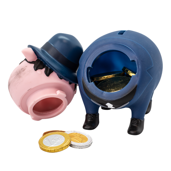 L9007  9007 Sparegris, Gangster, BIGGYS Lilalu