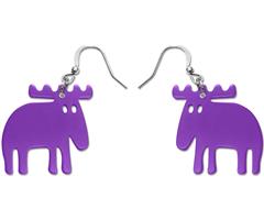 FF233059 MOZ 233059 Øredobber, Moz Classic, lilla 