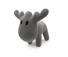 FF231105 MOZ 231105 Kosedyr, Moz, 20 cm, gr&#229; Small, Moz