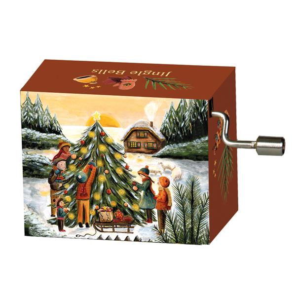 58337  58335 Spilledåser, art&music, Jingle Bells Decoration Tree Together, Fridolin