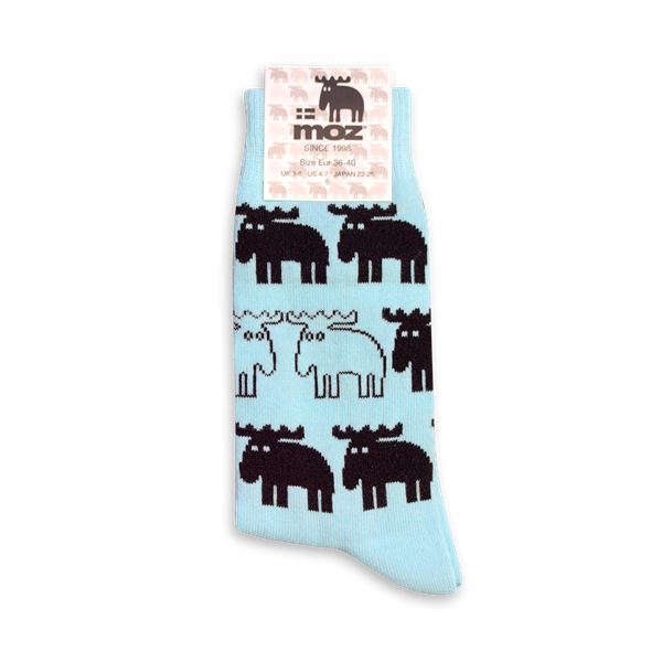 FF610257 MOZ 610257 Strømper Moz pastell, blå 41-45 Moz