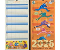 931525 Hippo 9315 Kalender, Aktivitetskalender 2026 Milj&#248;merket, Hippo, Resirkulert papir!