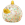 L2442  2442 Badeand, Juletrekule, glitter Lilalu