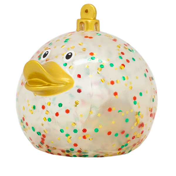L2442  2442 Badeand, Juletrekule, glitter Lilalu