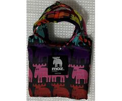 FF268000  268000 Handlenett Multi, svart bakgrunn, rPet Polyester, Sammenleggbar, Moz