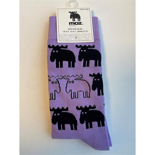 FF610106 MOZ 610106 Strømper Moz pastell, lilla 36-40 Moz