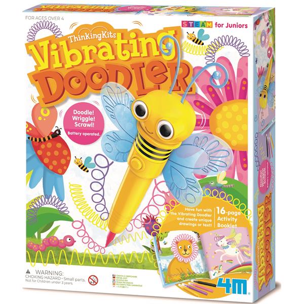8504917 4M 00-04917 Aktivitetspakke, Vibrating Doodler Thinking Kits, 4M