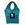 FF256127  256127 Handlenett turkis, rPet Polyester, Sammenleggbar, Moz