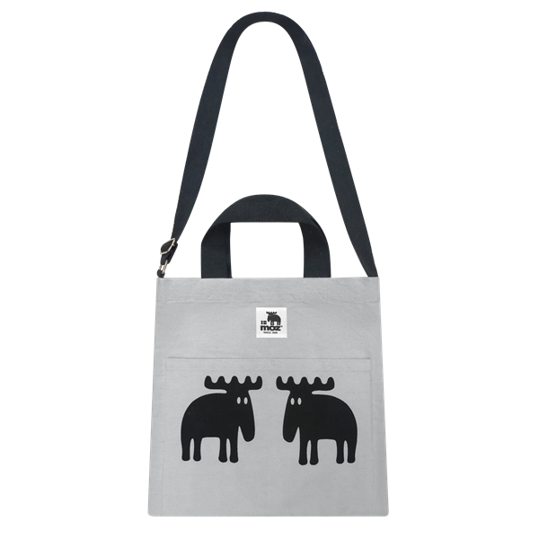 FF630105 MOZ 630105 Veske recycled canvas Moz, grå Moz