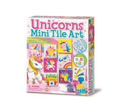 8504740 4M 00-04740 Aktivitetspakke, Unicorns Mini Tile Art 4M