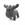 FF231205 MOZ 231205 Kosedyr, Moz, 30 cm, grå Medium, Moz