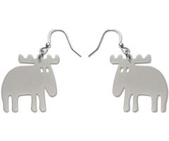 FF233005 MOZ 233005 Øredobber, Moz Classic, sølv 