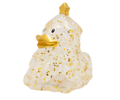 L2374  2374 Badeand, Juletre, glitrende gull Lilalu
