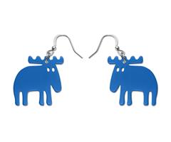 FF233027 MOZ 233027 Øredobber, Moz Classic, blå 