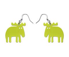 FF233060 MOZ 233060 Øredobber, Moz, Classic limegrønn 