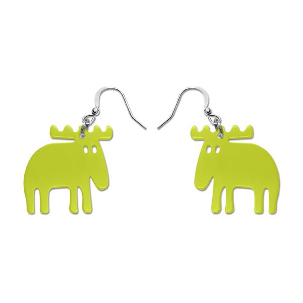 FF233060 MOZ 233060 Øredobber, Moz, Classic limegrønn 