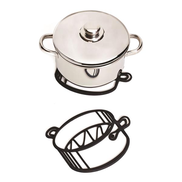 PE783   Kjeleunderlag, SKETCH TRIVET, pot Silikon, Peleg Design