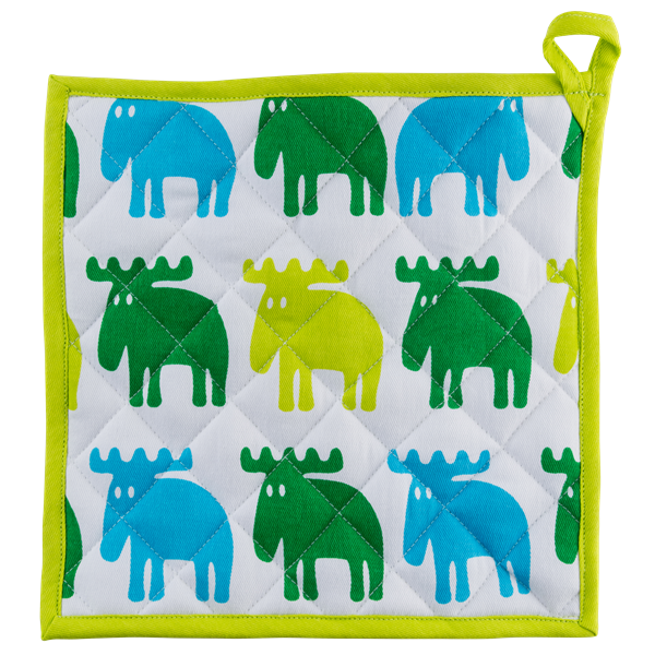 FF866160  866160 Grytelapp Classic, lime/grønn/turkis Moz