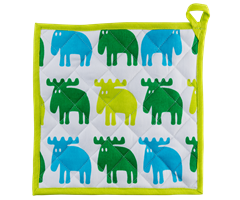 FF866160  866160 Grytelapp Classic, lime/gr&#248;nn/turkis Moz