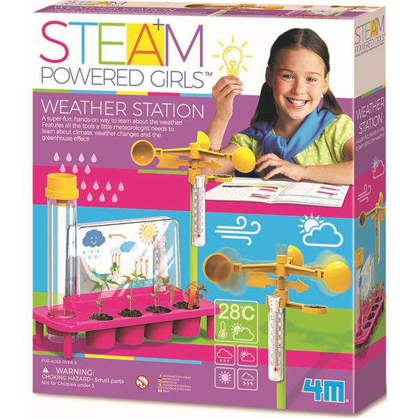 8504904 4M 00-04904 Aktivitetspakke, Weather Station S.T.E.A.M, 4M