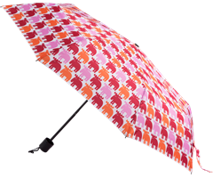 FF861451  861451 Paraply Classic, r&#246;d/orange/rosa Moz