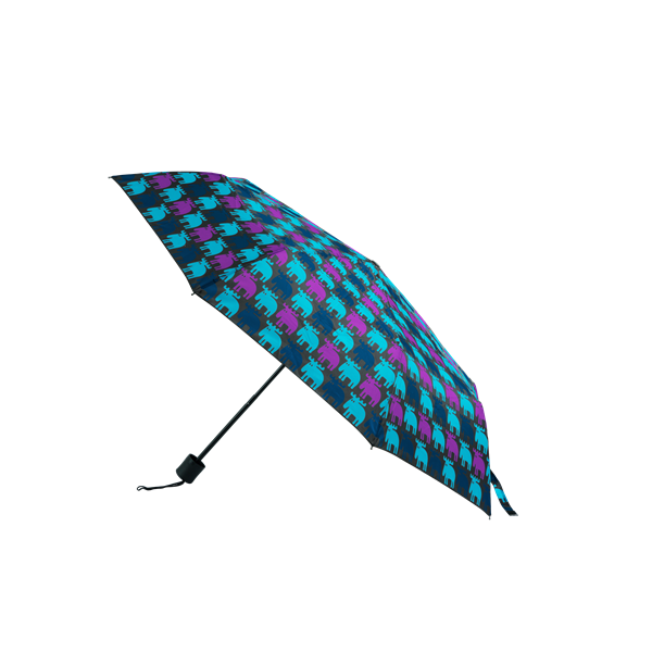 FF861457  861457 Paraply Classic, lila/turkos/blå Moz