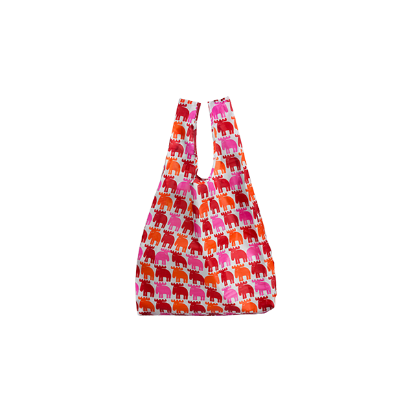 FF866051  866051 Handlenett Classic rød/rosa/orange, rPet Polyester, Sammenleggbar, Moz