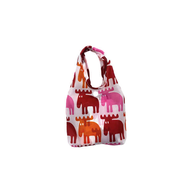 FF866051  866051 Handlenett Classic rød/rosa/orange, rPet Polyester, Sammenleggbar, Moz