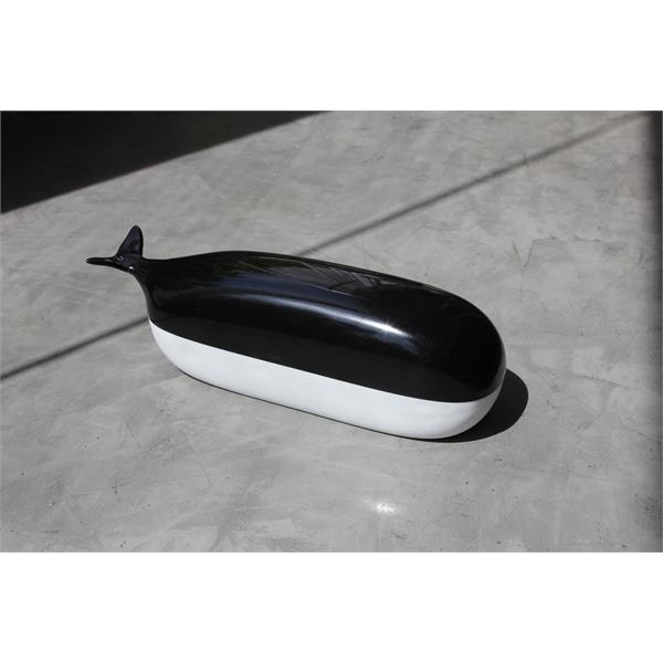 QL10328-BK-WH  QL1893 Beholder m/lokk, WILLY WHALE 100% resirkulert plast, Qualy