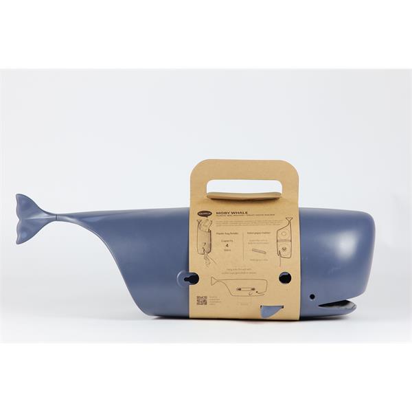 QL10312-BU   Plastposeholder, MOBY WHALE 100% resirkulert plast, Qualy