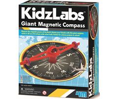 8503438 4M 00-03438 Aktivitetspakke, Giant Magnetic Compass &#216;30cm, Kidz Labs 4M