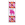FF866451  866451 Glassunderlag Luse 6-p röd/ora/rosa Moz