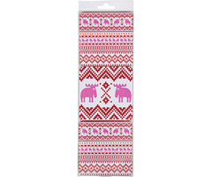 FF866451  866451 Glassunderlag Luse 6-p r&#248;d/oransje/rosa Moz