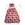 FF868151  868151 Stringbag, Classic, rød/orange/rosa Polyester, Sammenleggbar, Moz