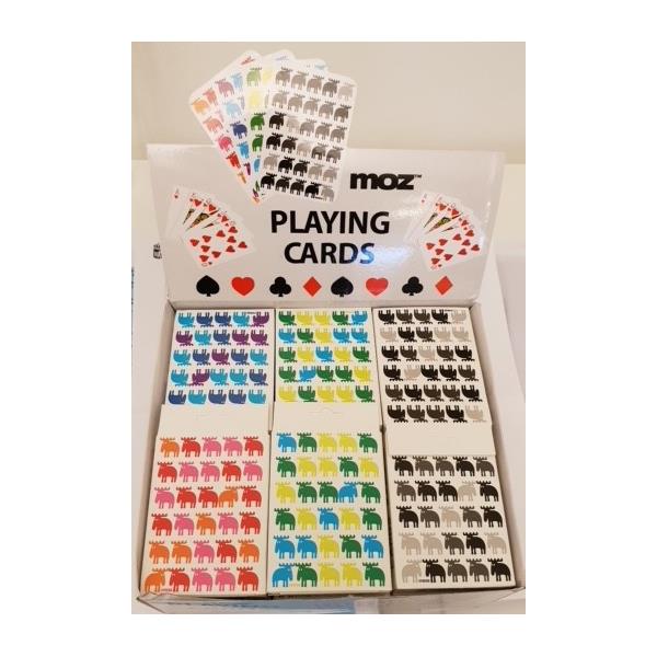 FF863101  863101 Kortstokk Elg, 4-mix, display Moz