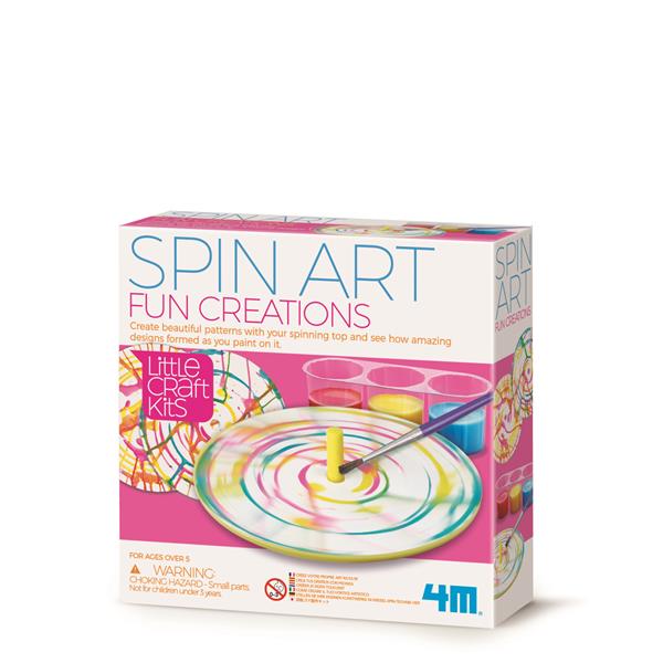 8504769 4M 00-04769 Aktivitetspakke, Spin Art Fun Creations 4M